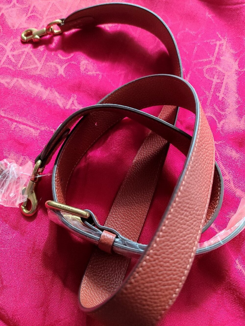 Coach Brand new Authentic straps in brown